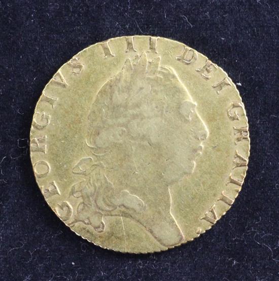 A George III gold guinea, 1794,